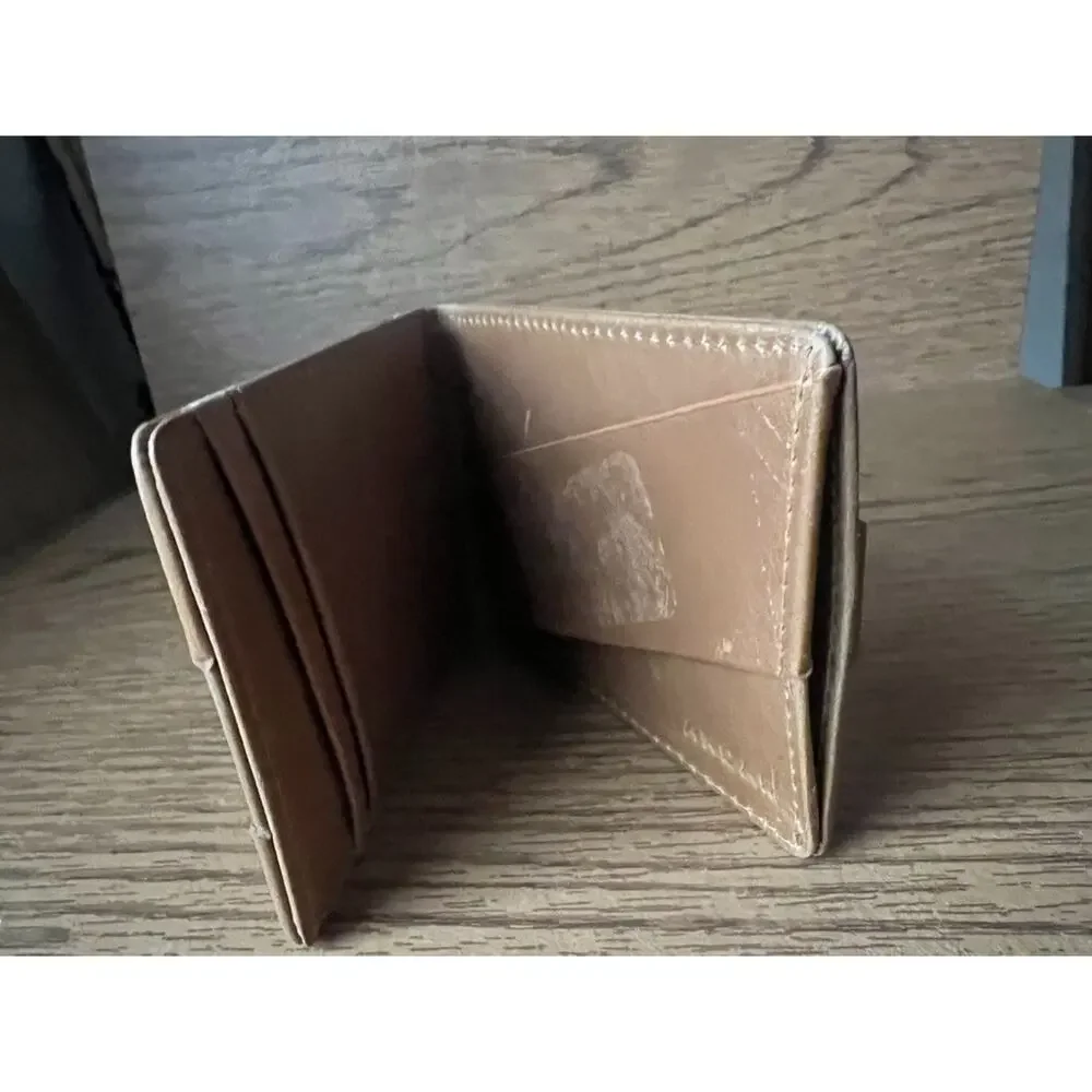 Andar “The Ranger” Full Grain Leather Mens Wallet Saddle Brown